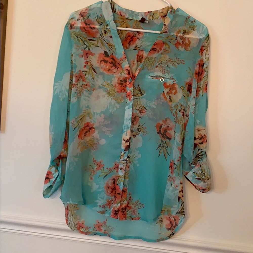 Jut from Keith sheer blouse
